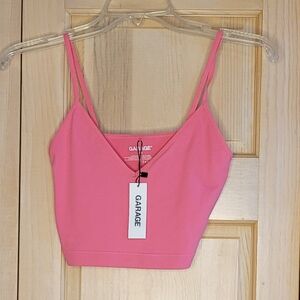 Garage Cropped Pink Cami